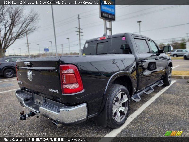 Diamond Black Crystal Pearl / Black 2020 Ram 1500 Laramie Crew Cab 4x4