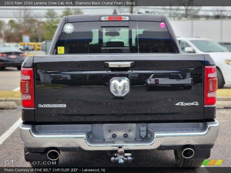 Diamond Black Crystal Pearl / Black 2020 Ram 1500 Laramie Crew Cab 4x4