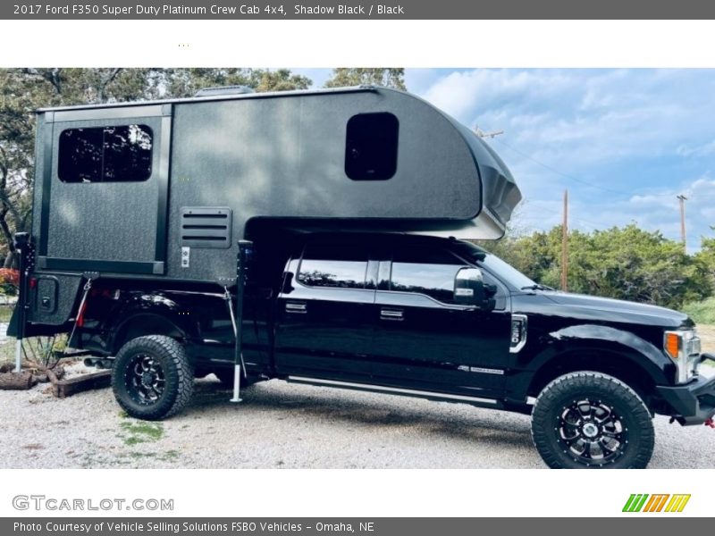 Shadow Black / Black 2017 Ford F350 Super Duty Platinum Crew Cab 4x4