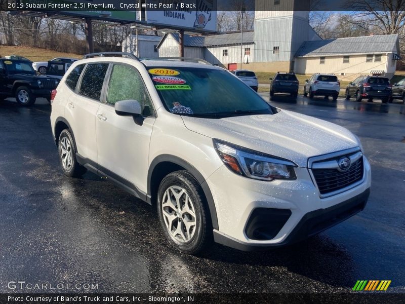 Crystal White Pearl / Black 2019 Subaru Forester 2.5i Premium