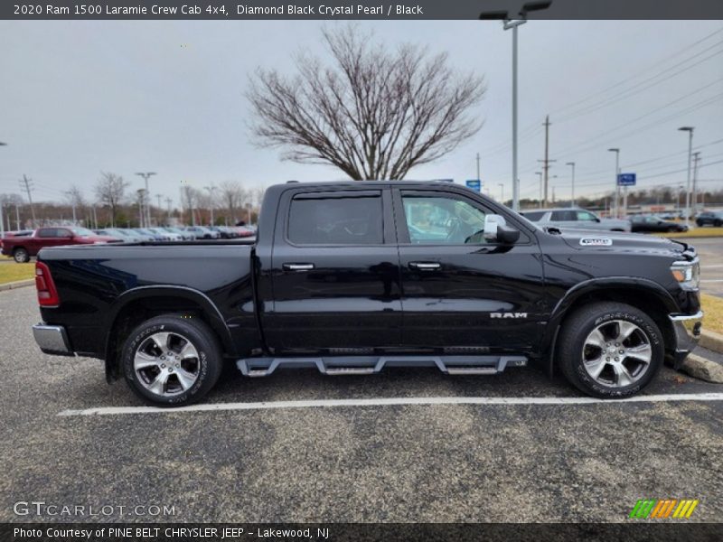 Diamond Black Crystal Pearl / Black 2020 Ram 1500 Laramie Crew Cab 4x4
