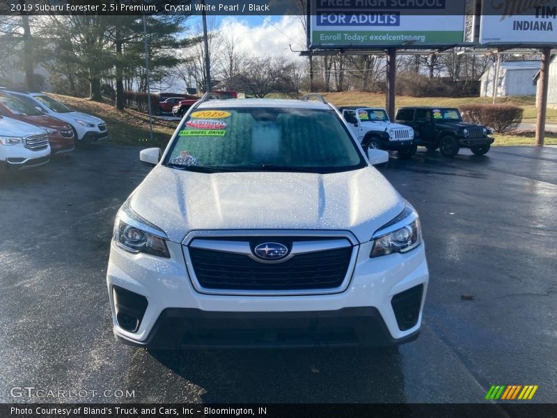 Crystal White Pearl / Black 2019 Subaru Forester 2.5i Premium