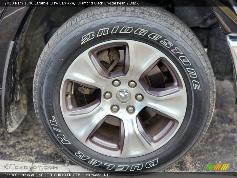 Diamond Black Crystal Pearl / Black 2020 Ram 1500 Laramie Crew Cab 4x4