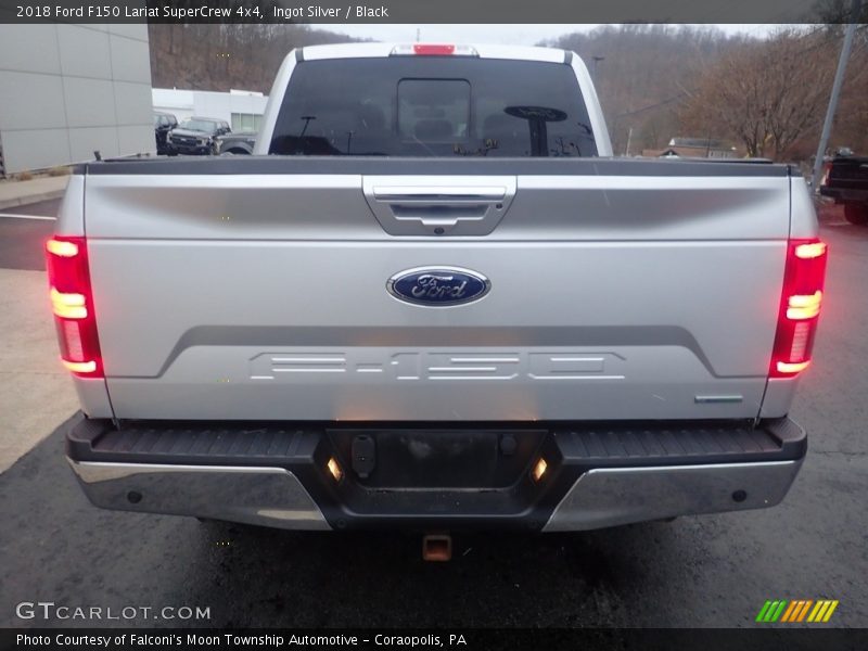 Ingot Silver / Black 2018 Ford F150 Lariat SuperCrew 4x4