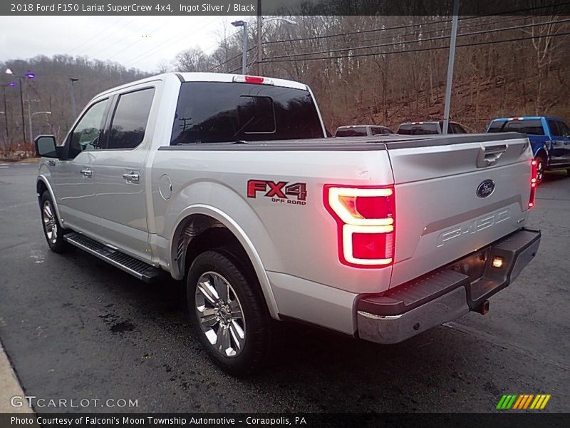Ingot Silver / Black 2018 Ford F150 Lariat SuperCrew 4x4