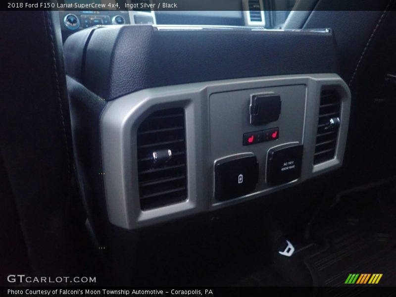 Ingot Silver / Black 2018 Ford F150 Lariat SuperCrew 4x4