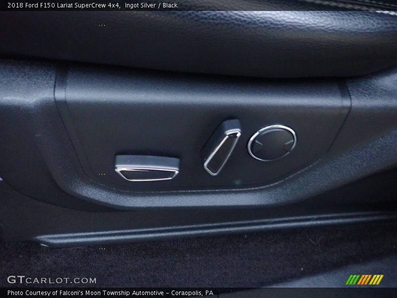 Ingot Silver / Black 2018 Ford F150 Lariat SuperCrew 4x4