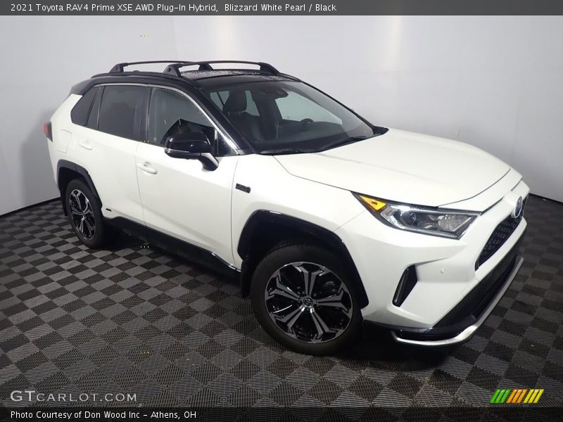 Front 3/4 View of 2021 RAV4 Prime XSE AWD Plug-In Hybrid