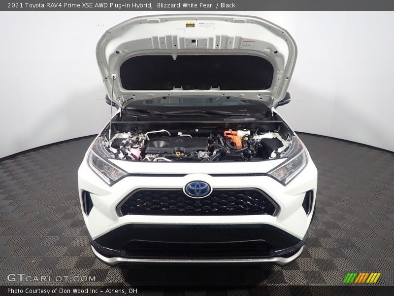 Blizzard White Pearl / Black 2021 Toyota RAV4 Prime XSE AWD Plug-In Hybrid