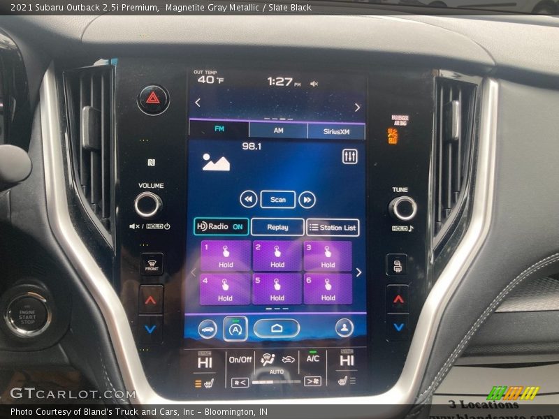 Magnetite Gray Metallic / Slate Black 2021 Subaru Outback 2.5i Premium