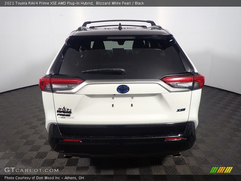 Blizzard White Pearl / Black 2021 Toyota RAV4 Prime XSE AWD Plug-In Hybrid