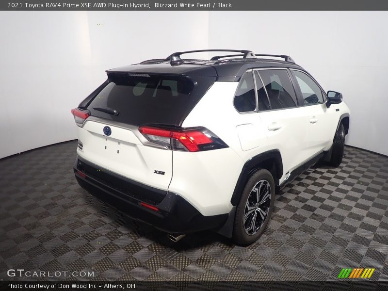 Blizzard White Pearl / Black 2021 Toyota RAV4 Prime XSE AWD Plug-In Hybrid