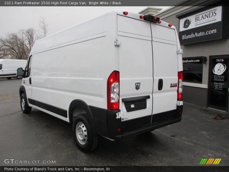 Bright White / Black 2021 Ram ProMaster 3500 High Roof Cargo Van