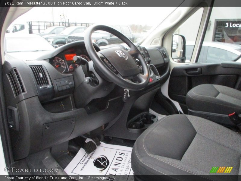 Bright White / Black 2021 Ram ProMaster 3500 High Roof Cargo Van