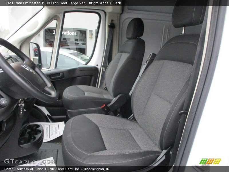 Bright White / Black 2021 Ram ProMaster 3500 High Roof Cargo Van
