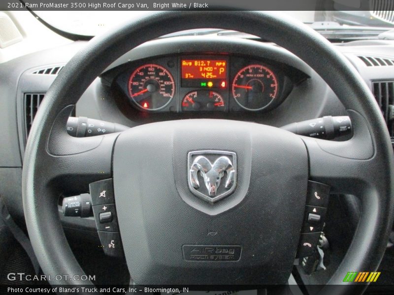 Bright White / Black 2021 Ram ProMaster 3500 High Roof Cargo Van
