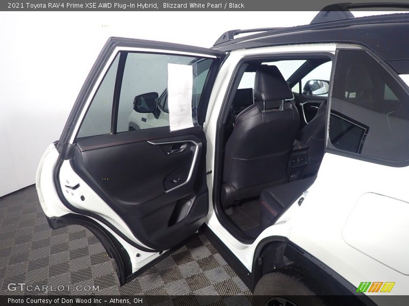Blizzard White Pearl / Black 2021 Toyota RAV4 Prime XSE AWD Plug-In Hybrid