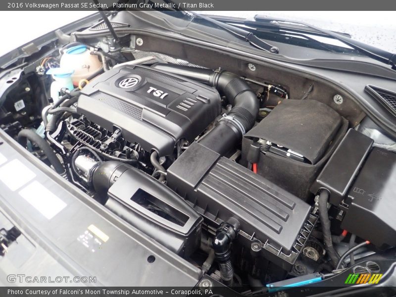  2016 Passat SE Sedan Engine - 1.8 Liter Turbocharged TSI DOHC 16-Valve 4 Cylinder