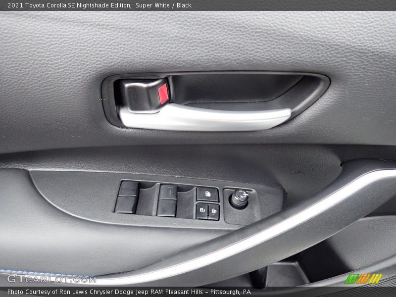 Door Panel of 2021 Corolla SE Nightshade Edition
