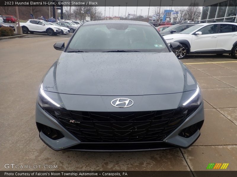 Electric Shadow / Black 2023 Hyundai Elantra N-Line