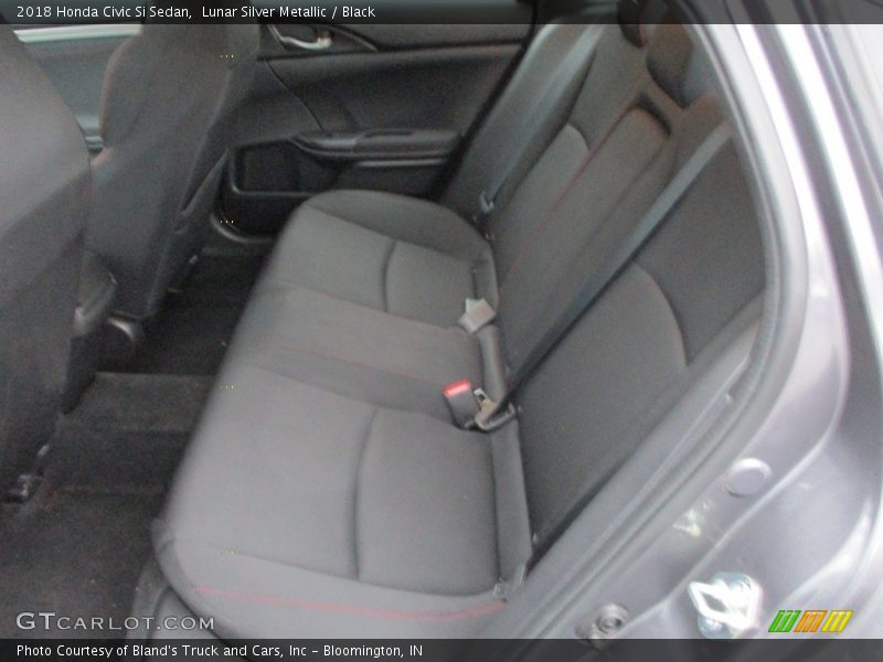 Lunar Silver Metallic / Black 2018 Honda Civic Si Sedan