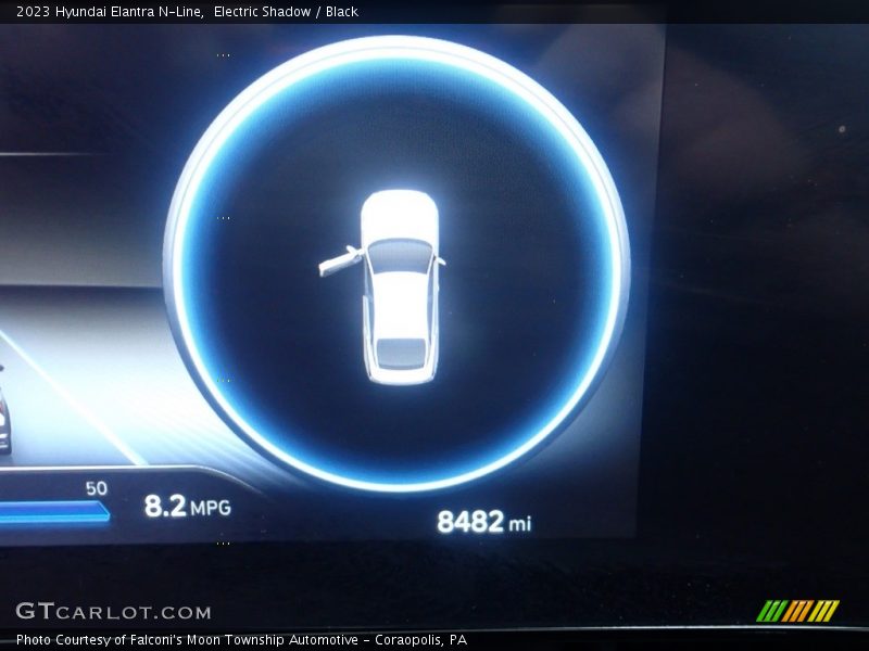 Electric Shadow / Black 2023 Hyundai Elantra N-Line