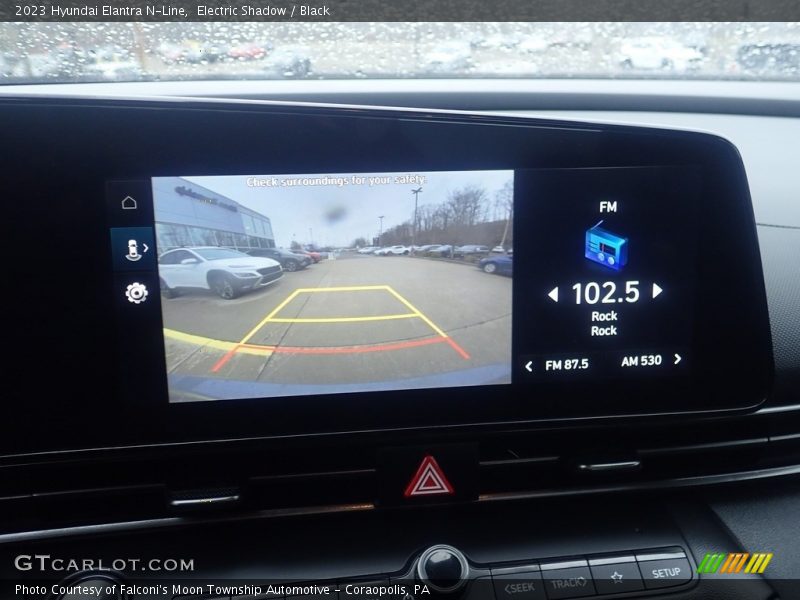 Navigation of 2023 Elantra N-Line