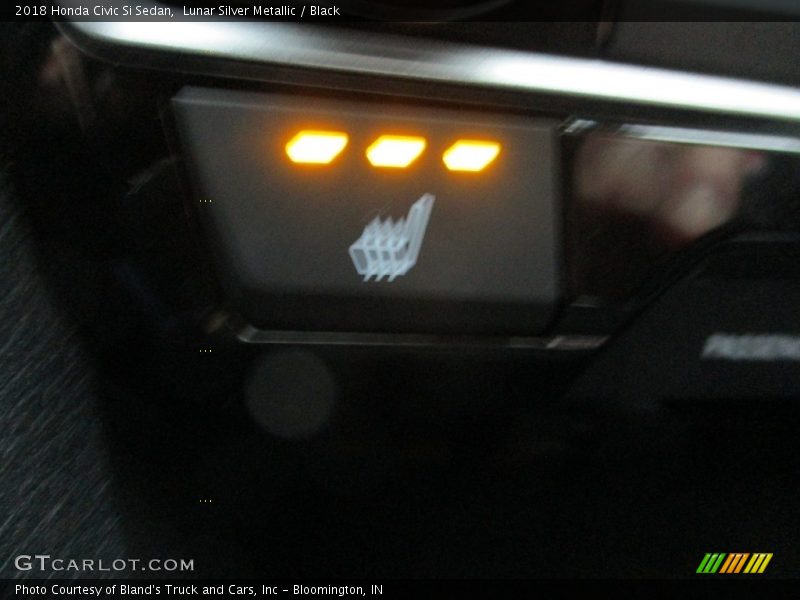 Lunar Silver Metallic / Black 2018 Honda Civic Si Sedan