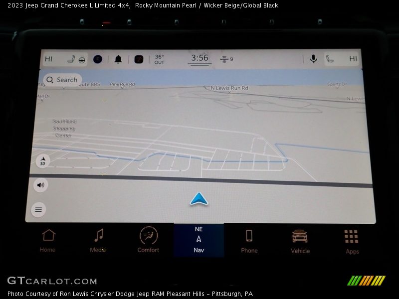 Navigation of 2023 Grand Cherokee L Limited 4x4