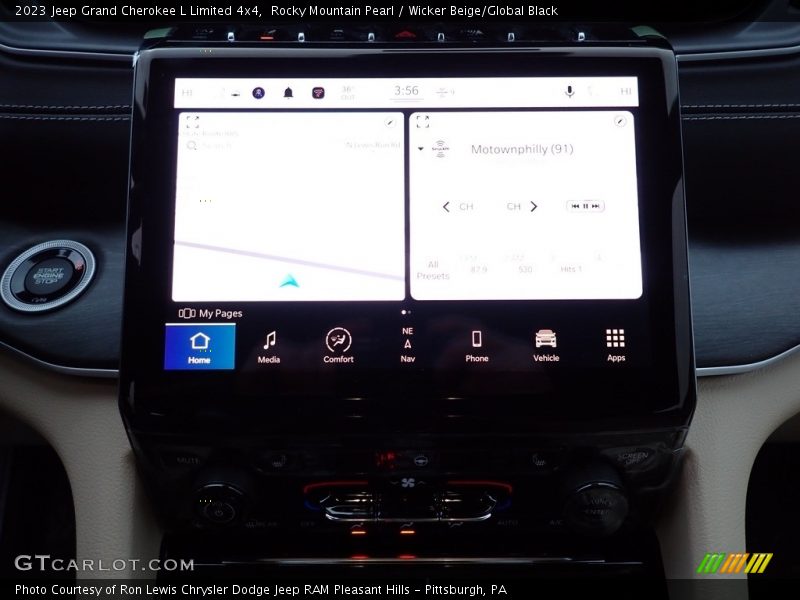 Controls of 2023 Grand Cherokee L Limited 4x4