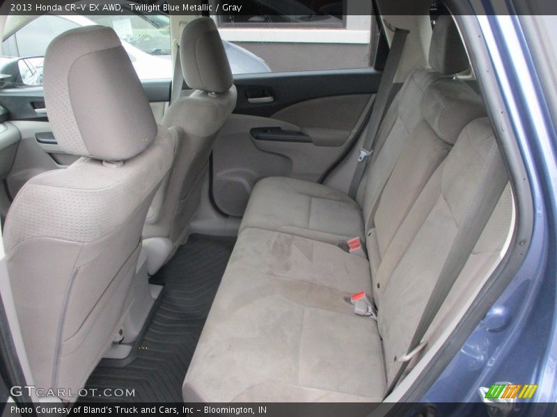 Twilight Blue Metallic / Gray 2013 Honda CR-V EX AWD