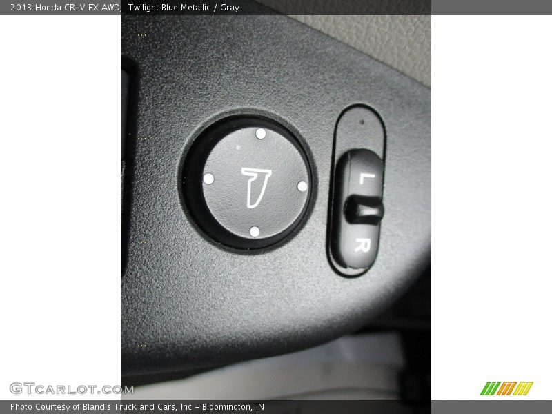 Twilight Blue Metallic / Gray 2013 Honda CR-V EX AWD