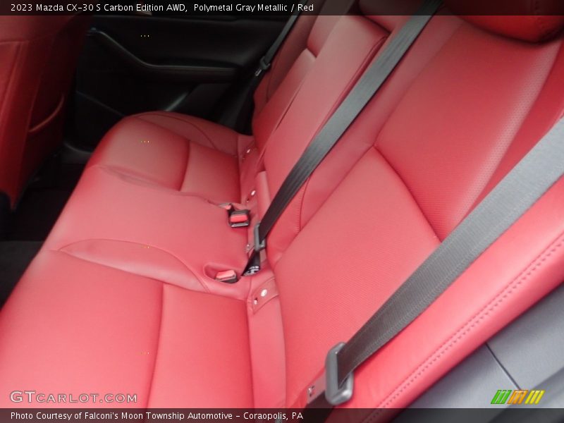 Polymetal Gray Metallic / Red 2023 Mazda CX-30 S Carbon Edition AWD