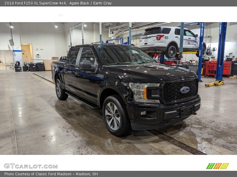 Agate Black / Earth Gray 2019 Ford F150 XL SuperCrew 4x4