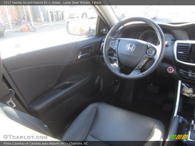 Lunar Silver Metallic / Black 2017 Honda Accord Hybrid EX-L Sedan