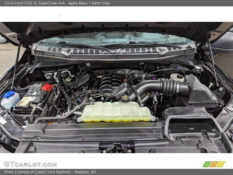 Agate Black / Earth Gray 2019 Ford F150 XL SuperCrew 4x4