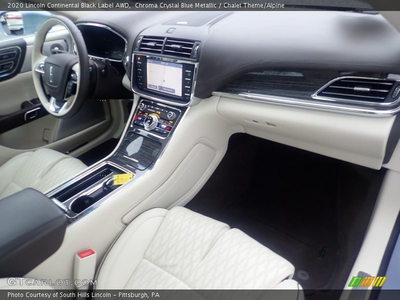 Dashboard of 2020 Continental Black Label AWD