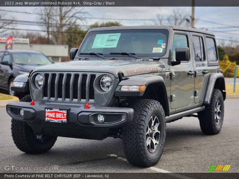 Sting-Gray / Black 2023 Jeep Wrangler Unlimited Rubicon 4x4