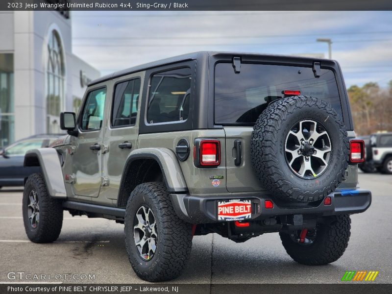 Sting-Gray / Black 2023 Jeep Wrangler Unlimited Rubicon 4x4