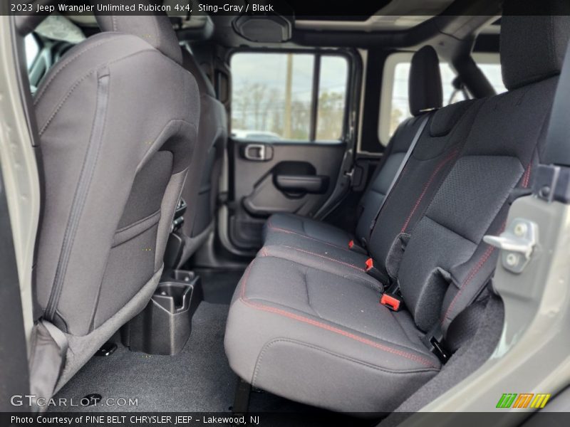 Rear Seat of 2023 Wrangler Unlimited Rubicon 4x4