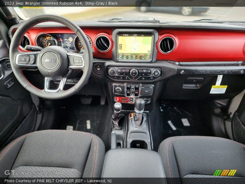 Dashboard of 2023 Wrangler Unlimited Rubicon 4x4