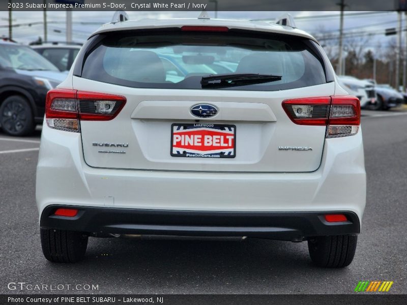 Crystal White Pearl / Ivory 2023 Subaru Impreza Premium 5-Door