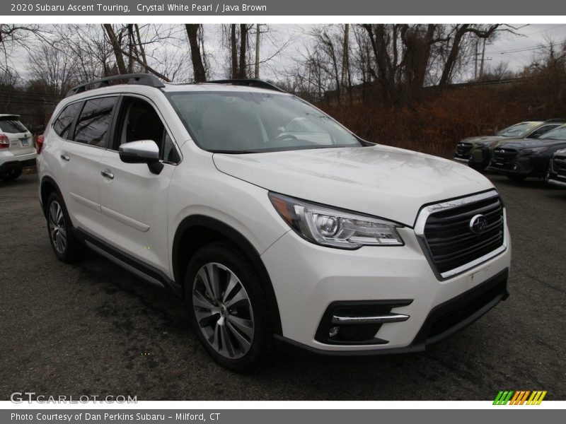 Crystal White Pearl / Java Brown 2020 Subaru Ascent Touring