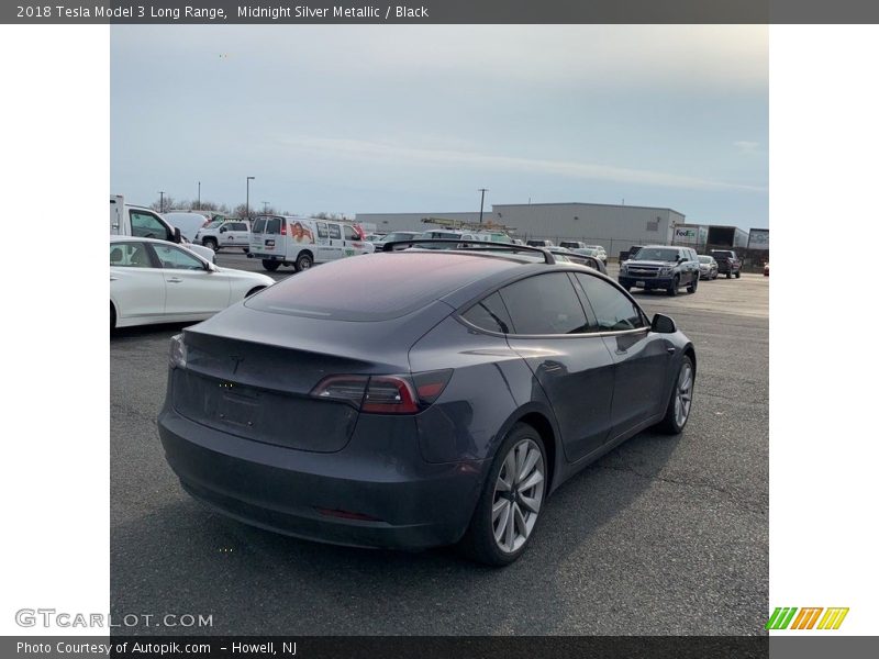 Midnight Silver Metallic / Black 2018 Tesla Model 3 Long Range