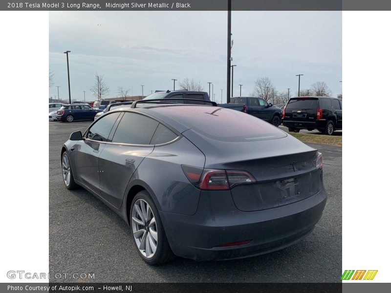 Midnight Silver Metallic / Black 2018 Tesla Model 3 Long Range