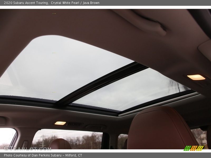 Crystal White Pearl / Java Brown 2020 Subaru Ascent Touring