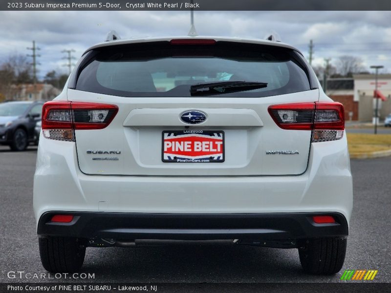 Crystal White Pearl / Black 2023 Subaru Impreza Premium 5-Door