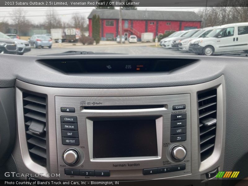 Venetian Red Pearl / Off Black Leather 2013 Subaru Outback 2.5i Limited