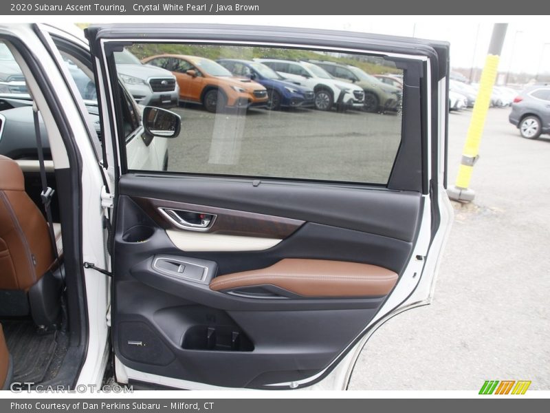 Crystal White Pearl / Java Brown 2020 Subaru Ascent Touring