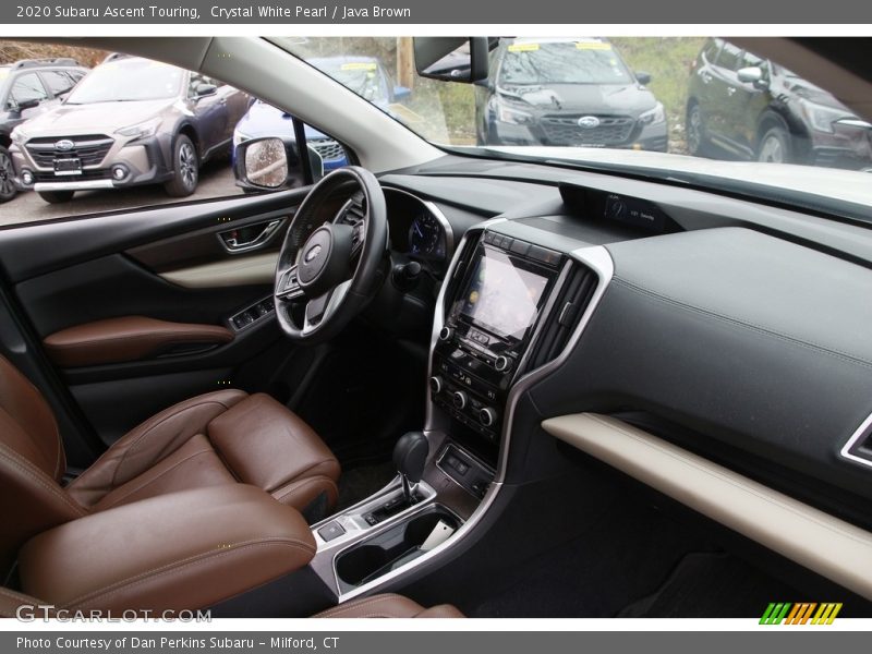 Crystal White Pearl / Java Brown 2020 Subaru Ascent Touring